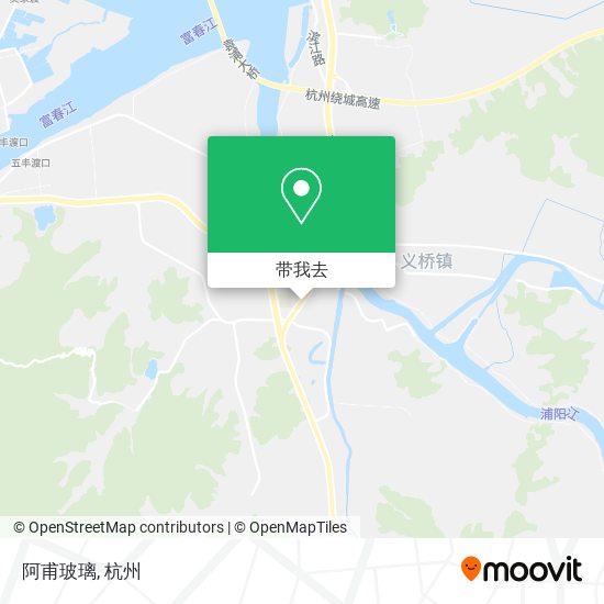 阿甫玻璃地图