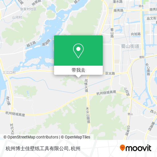 杭州博士佳壁纸工具有限公司地图