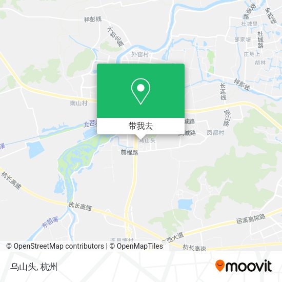 乌山头地图
