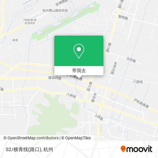 S2/横青线(路口)地图