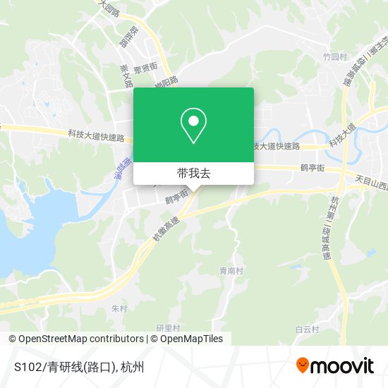 S102/青研线(路口)地图