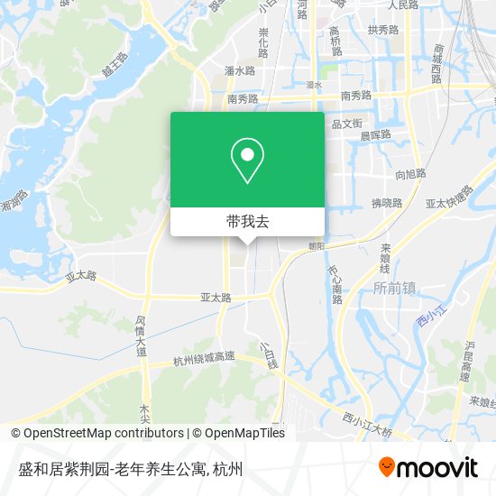 盛和居紫荆园-老年养生公寓地图