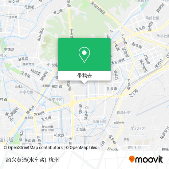 绍兴黄酒(水车路)地图