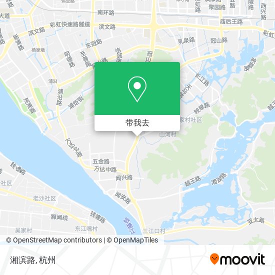 湘滨路地图