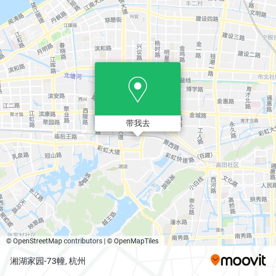 湘湖家园-73幢地图