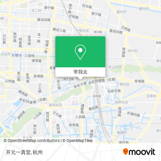 开元一真堂地图