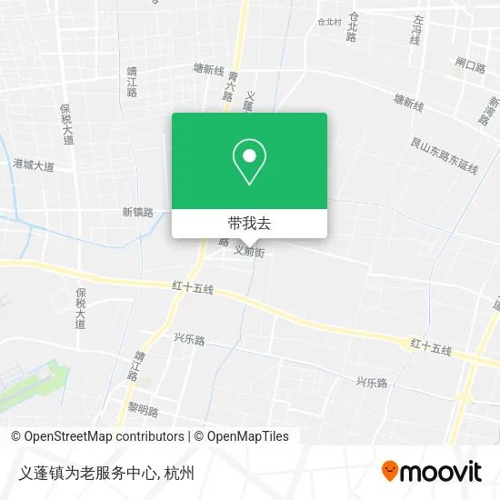 义蓬镇为老服务中心地图