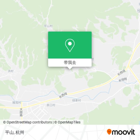 平山地图