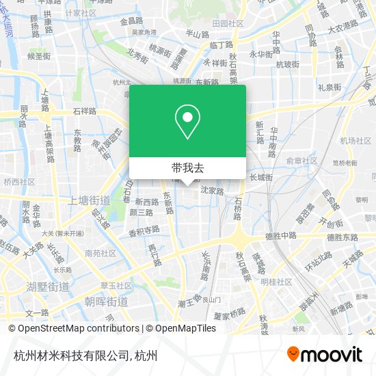 杭州材米科技有限公司地图