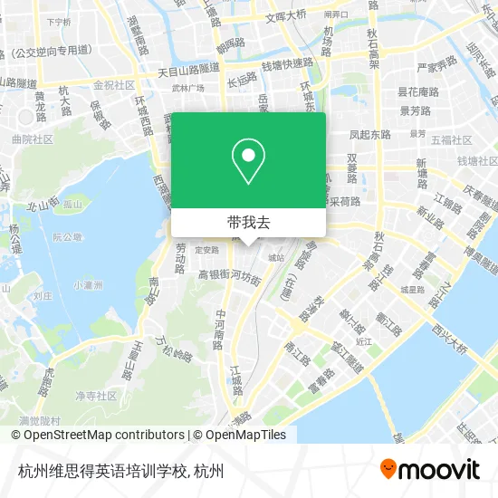 杭州维思得英语培训学校地图