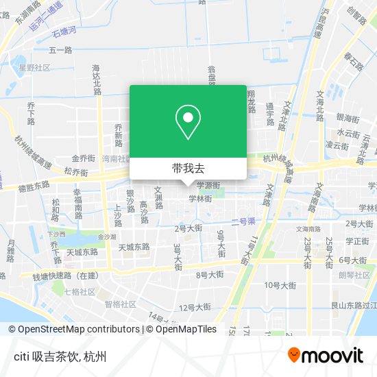 citi 吸吉茶饮地图