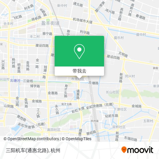 三阳机车(通惠北路)地图
