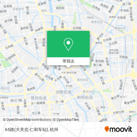 65路(大关北-仁和车站)地图