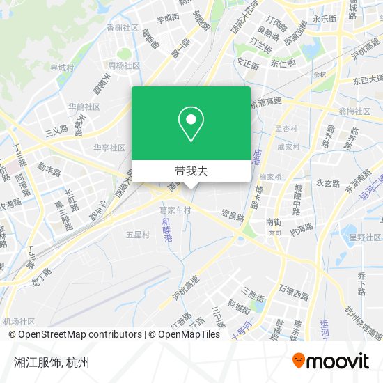 湘江服饰地图
