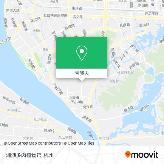 湘湖多肉植物馆地图
