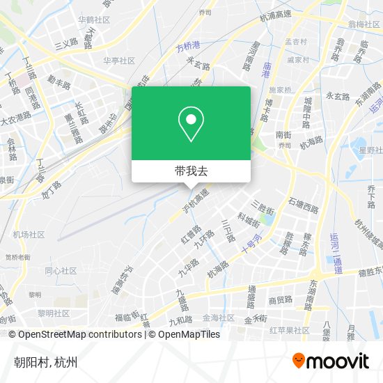 朝阳村地图