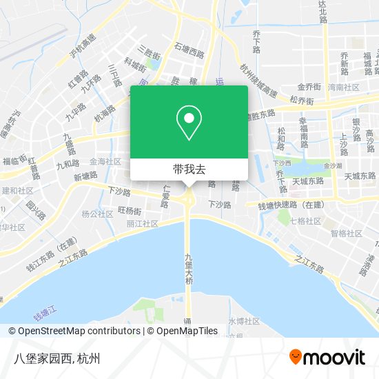 八堡家园西地图