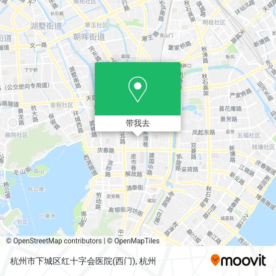 杭州市下城区红十字会医院(西门)地图