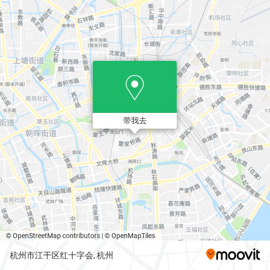 杭州市江干区红十字会地图