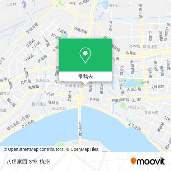 八堡家园-3排地图