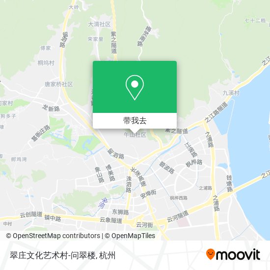 翠庄文化艺术村-问翠楼地图