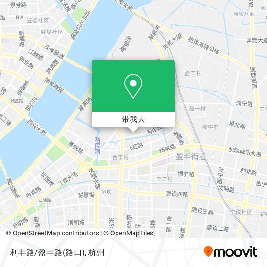 利丰路/盈丰路(路口)地图