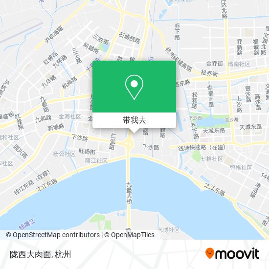 陇西大肉面地图