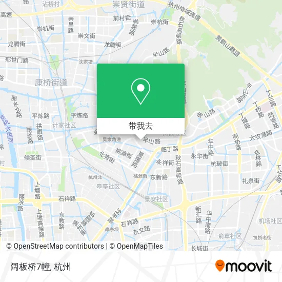 阔板桥7幢地图