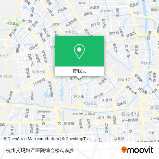 杭州艾玛妇产医院综合楼A地图