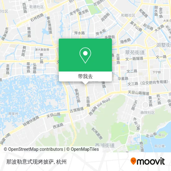 那波勒意式现烤披萨地图