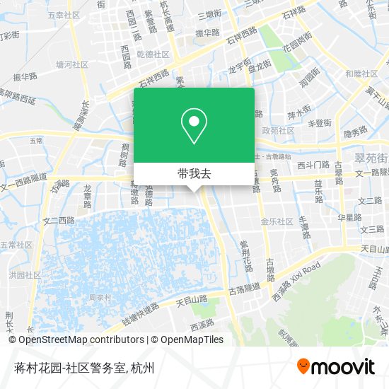 蒋村花园-社区警务室地图