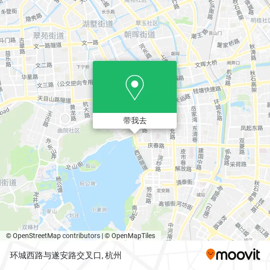 环城西路与遂安路交叉口地图