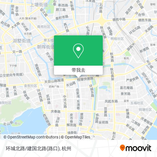 环城北路/建国北路(路口)地图
