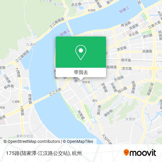 175路(陆家潭-江汉路公交站)地图