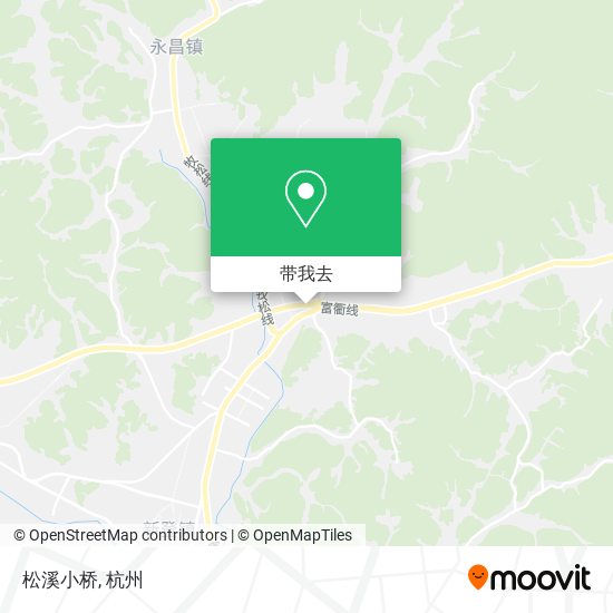 松溪小桥地图