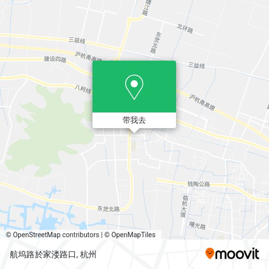 航坞路於家溇路口地图