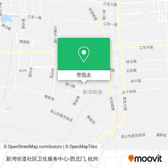 新湾街道社区卫生服务中心-西北门地图