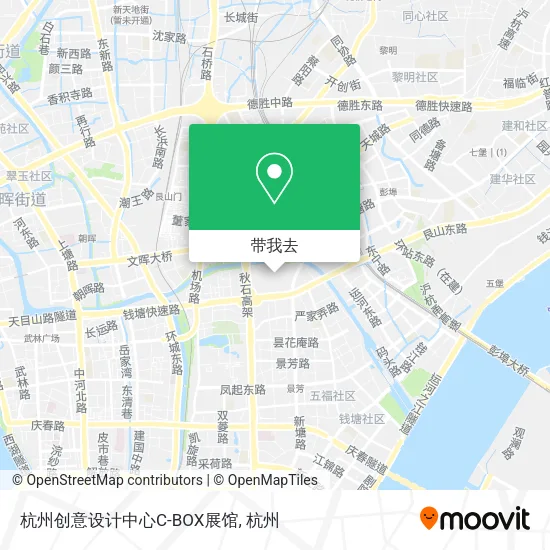 杭州创意设计中心C-BOX展馆地图
