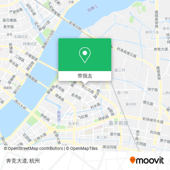 奔竞大道地图