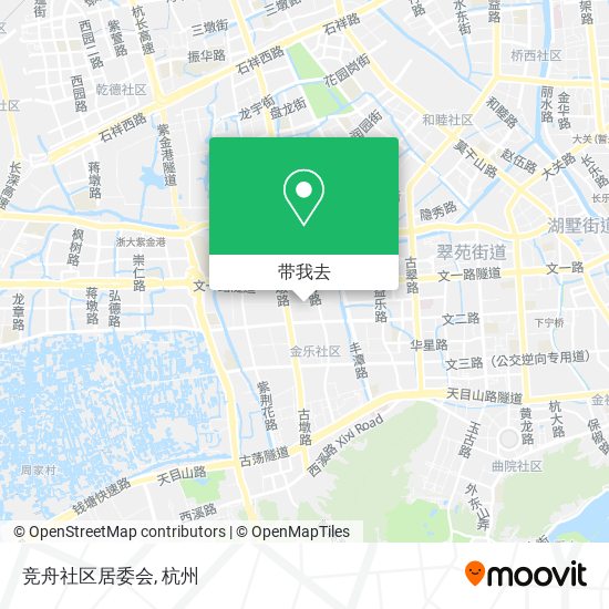 竞舟社区居委会地图