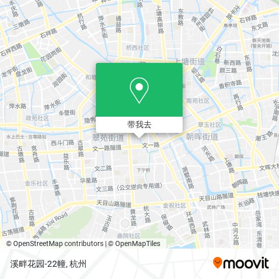 溪畔花园-22幢地图