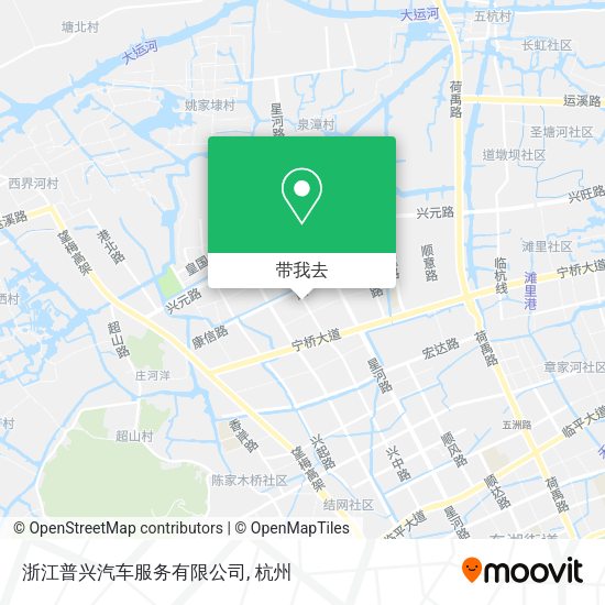 浙江普兴汽车服务有限公司地图