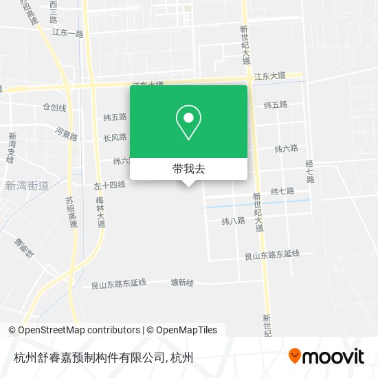 杭州舒睿嘉预制构件有限公司地图