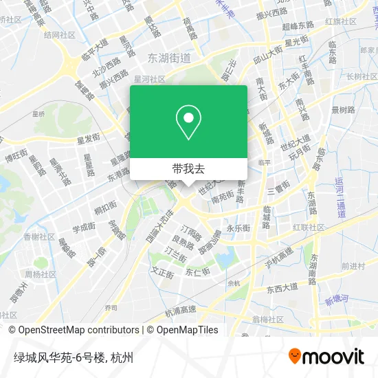 绿城风华苑-6号楼地图