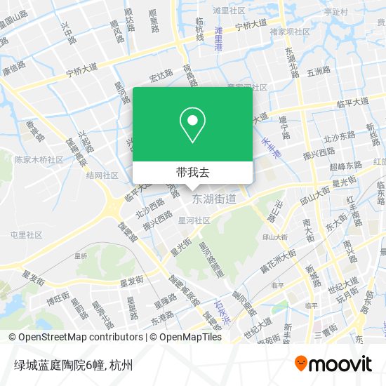 绿城蓝庭陶院6幢地图
