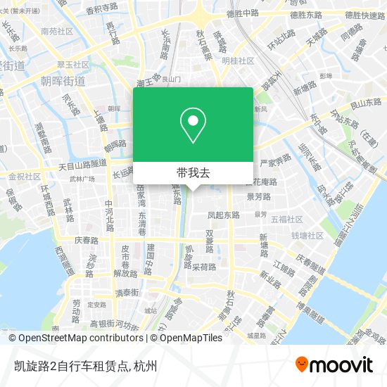 凯旋路2自行车租赁点地图