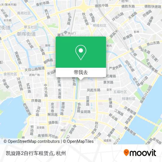 凯旋路2自行车租赁点地图