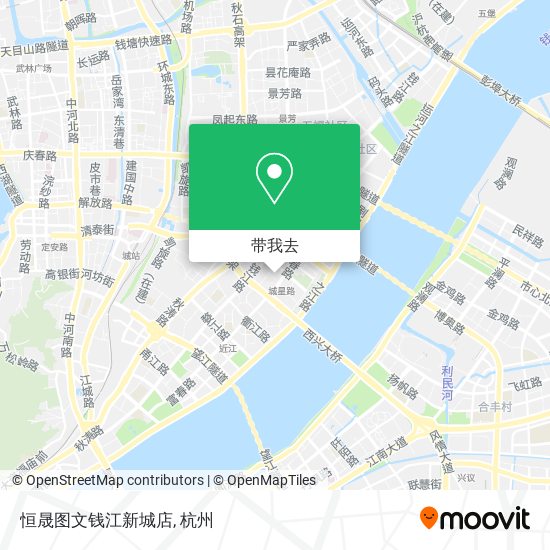 恒晟图文钱江新城店地图