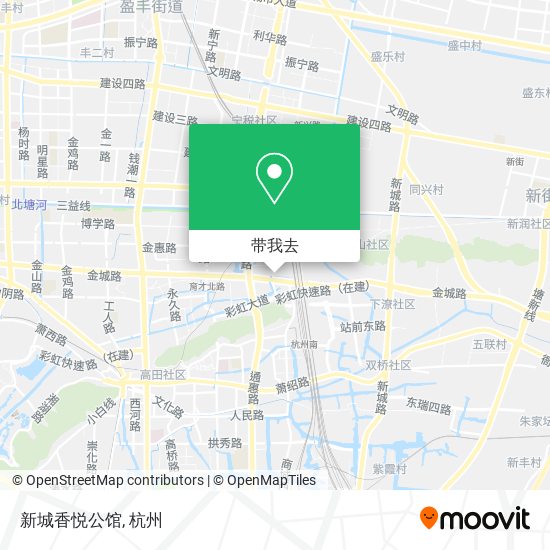 新城香悦公馆地图