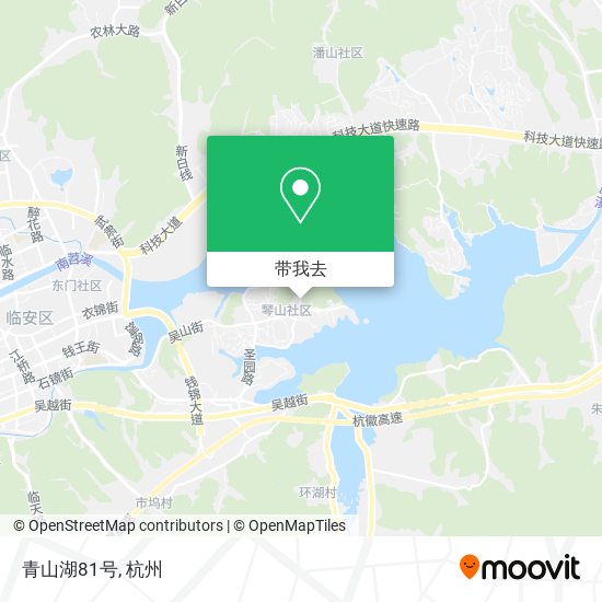 青山湖81号地图